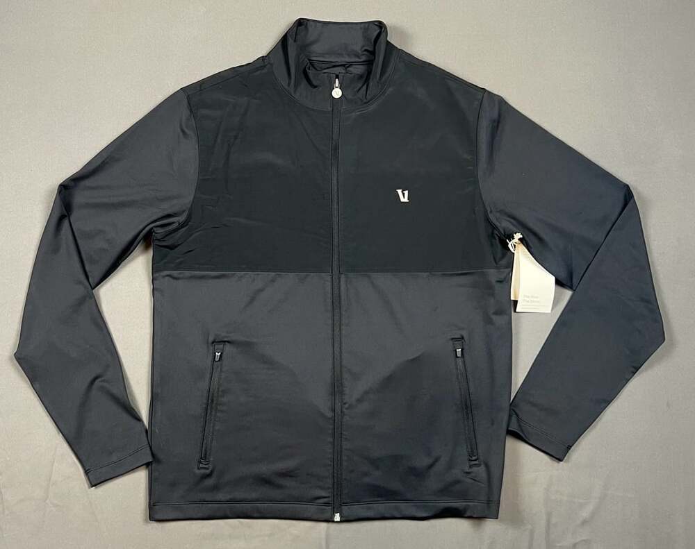 Vuori Sunday Element Track Jacket Size M Black